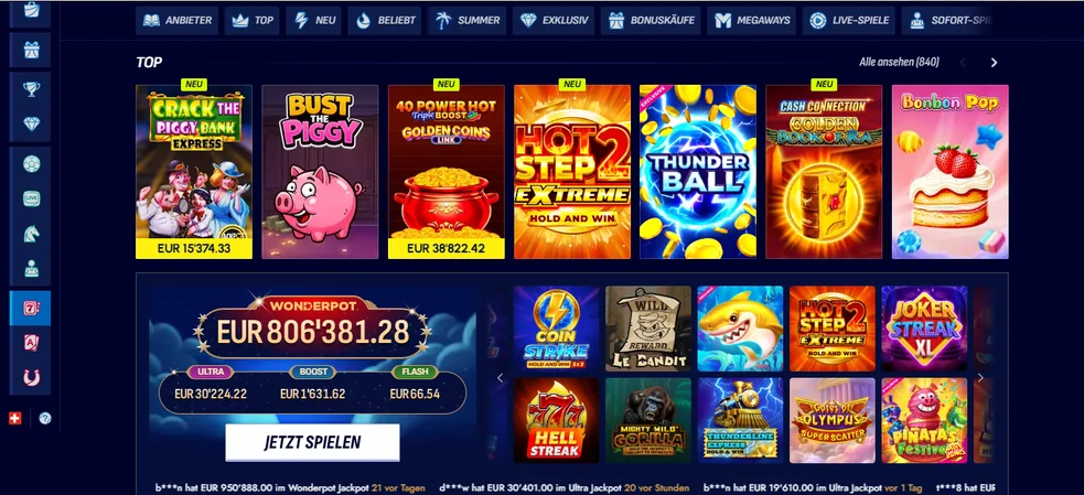 Spielen bei Bet Score Casino