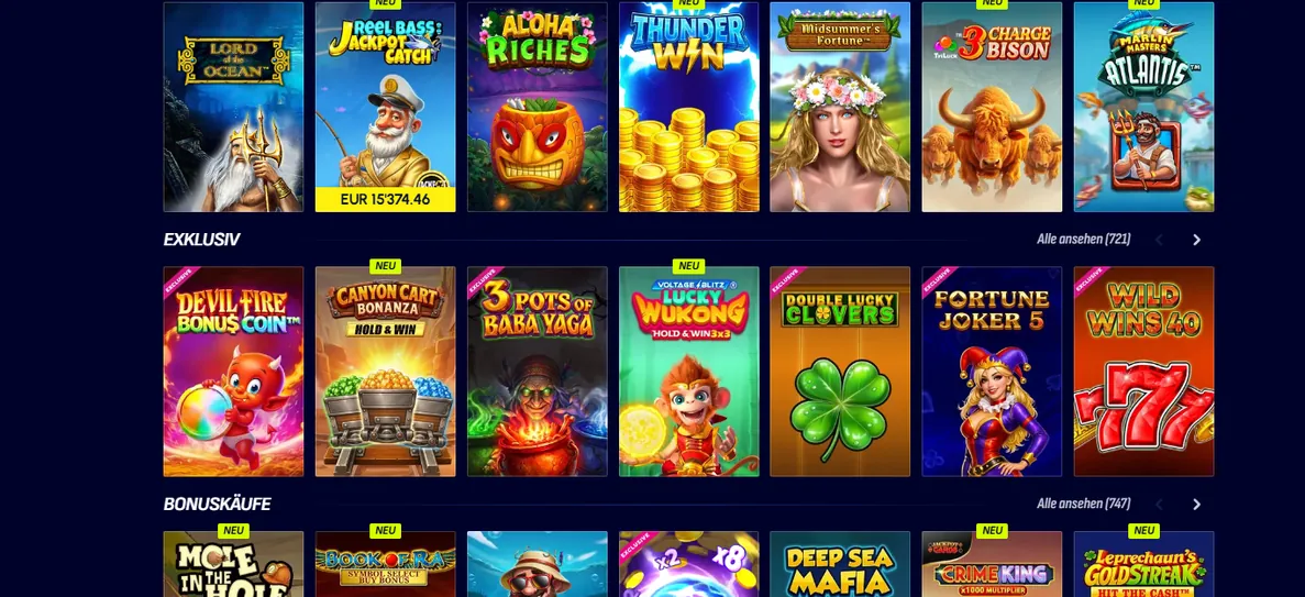 Spin beliebte Sommer-Slots
